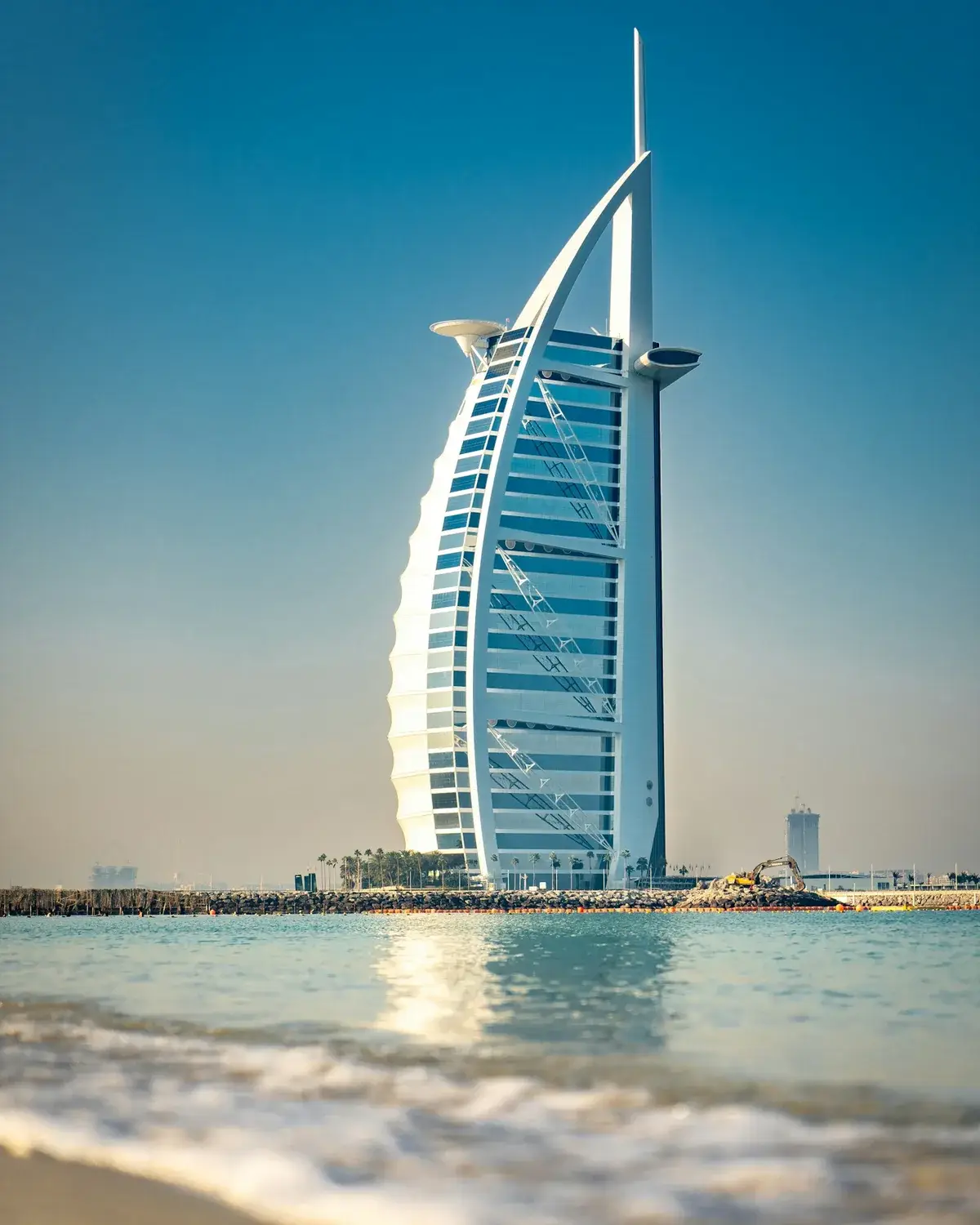 Dubai éjszakai panoráma